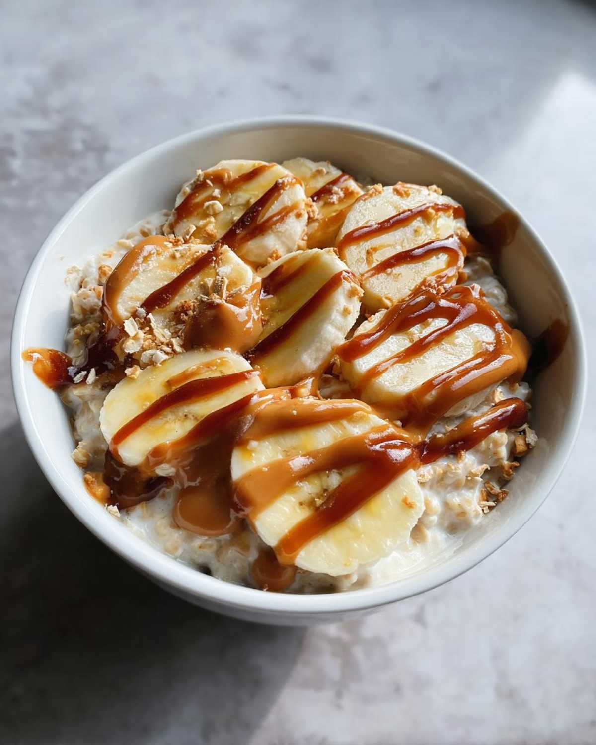 Kid-Friendly Peanut Butter Banana Oatmeal Bowl - detail 1