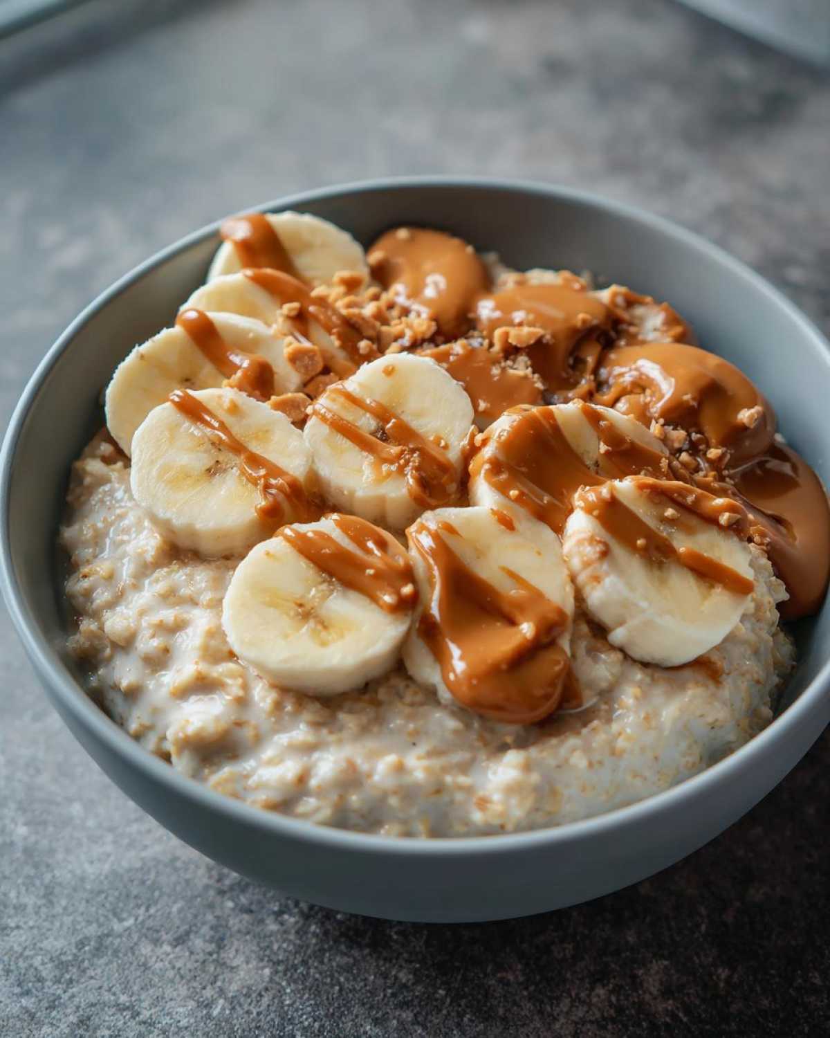 Kid-Friendly Peanut Butter Banana Oatmeal Bowl - detail 2