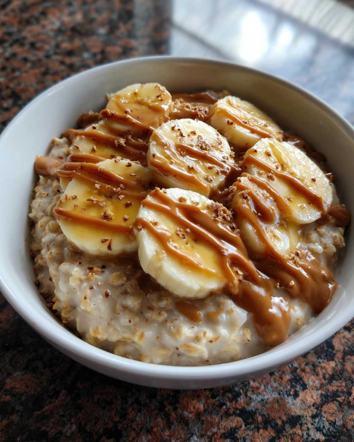 Kid-Friendly Peanut Butter Banana Oatmeal Bowl - detail 3