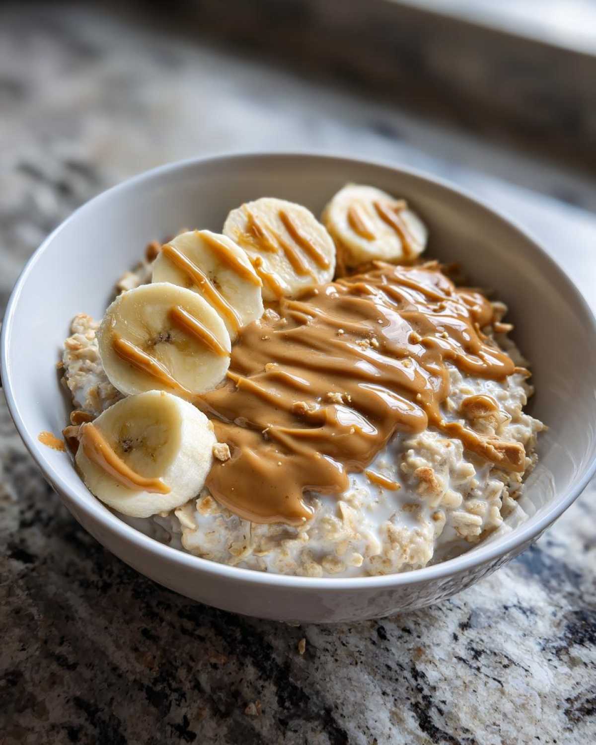 Kid-Friendly Peanut Butter Banana Oatmeal Bowl - detail 4