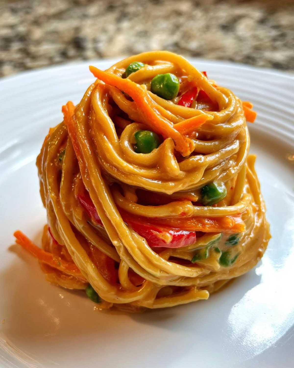 Kid-Friendly Peanut Noodles & Veggies - detail 1