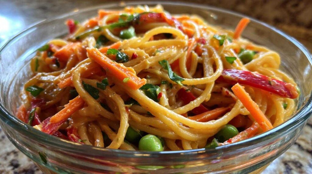 Amazing Kid-Friendly Peanut Noodles & Veggies: A 5-Star Family Favorite Kid-Friendly Peanut Noodles & Veggies