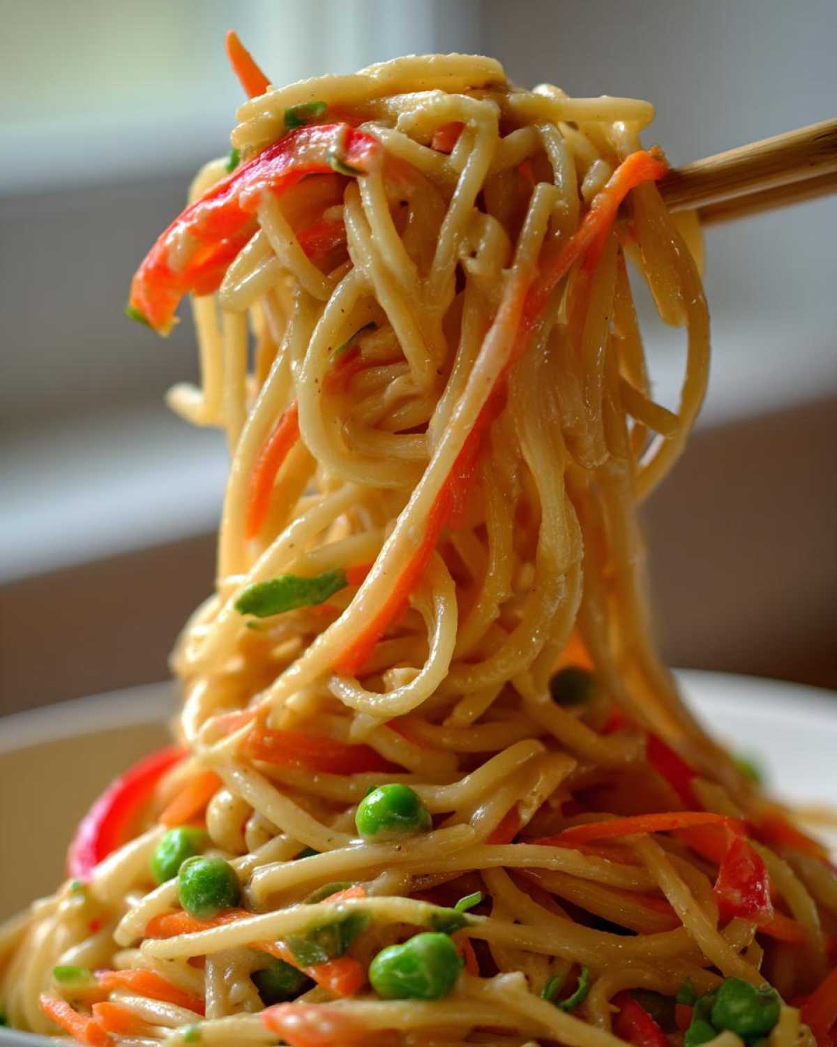 Kid-Friendly Peanut Noodles & Veggies - detail 3