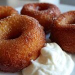 Kid-Friendly Pear Donuts With Yogurt