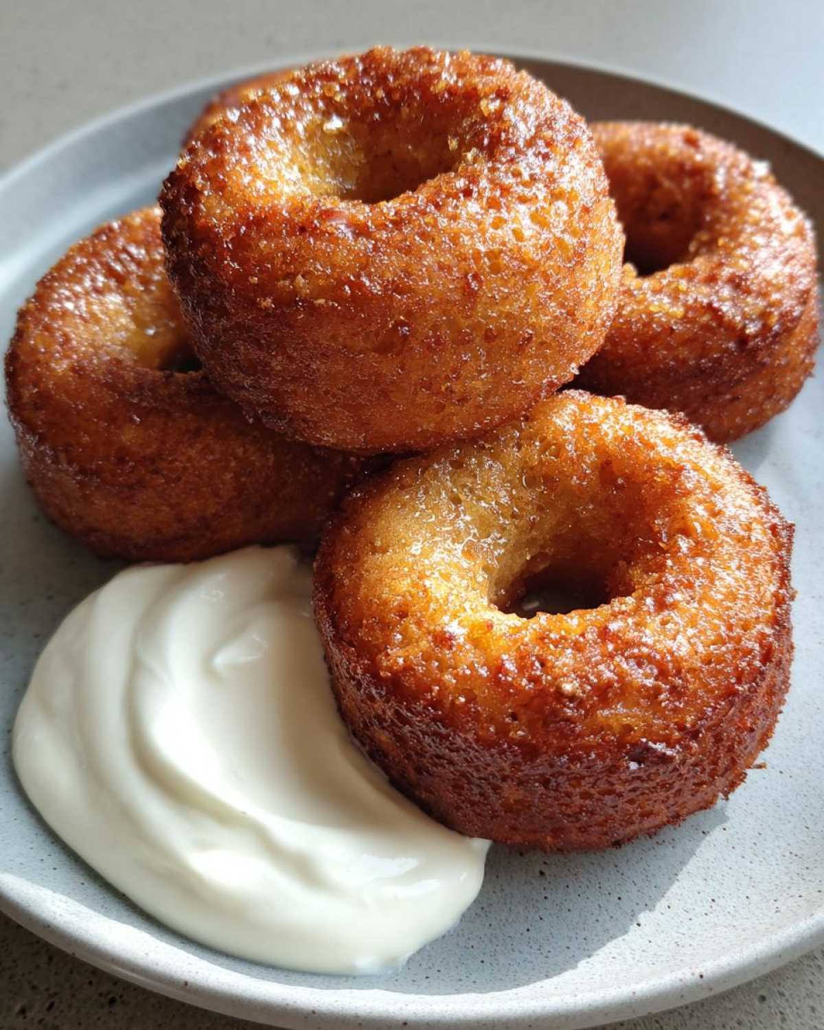 Kid-Friendly Pear Donuts With Yogurt - detail 2