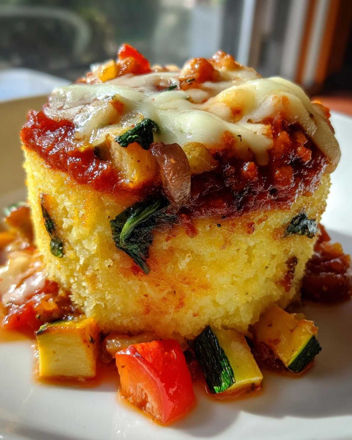 Kid-Friendly Polenta Veggie Towers - detail 3