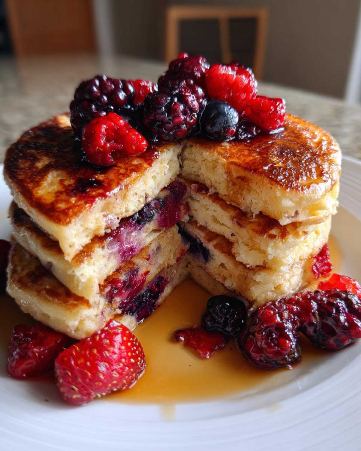 Kid-Friendly Protein-Packed Berry Pancakes - detail 1