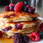 Kid-Friendly Protein-Packed Berry Pancakes