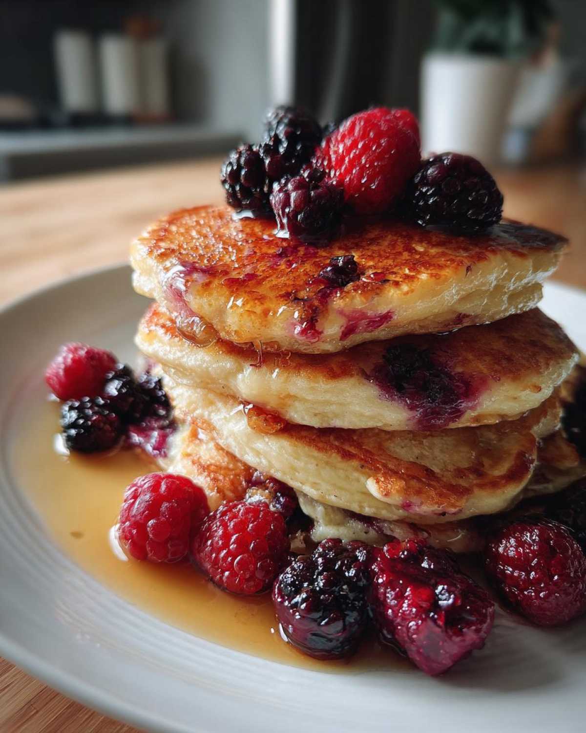 Kid-Friendly Protein-Packed Berry Pancakes - detail 3