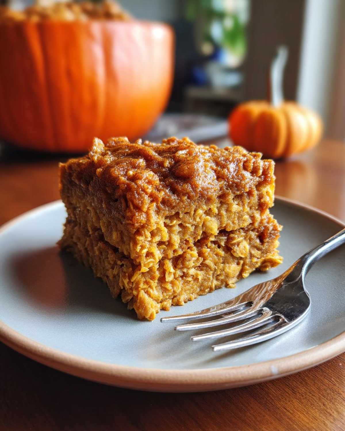 Kid-Friendly Pumpkin Spice Baked Oatmeal - detail 1