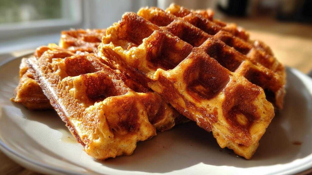 Amazing Kid-Friendly Pumpkin Spice Waffles in 3 Steps Kid-Friendly Pumpkin Spice Waffles (Healthy)