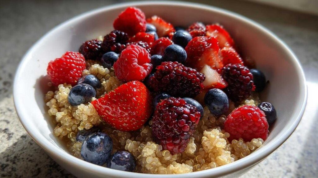 Kid-Friendly Quinoa Berry Breakfast Bowl