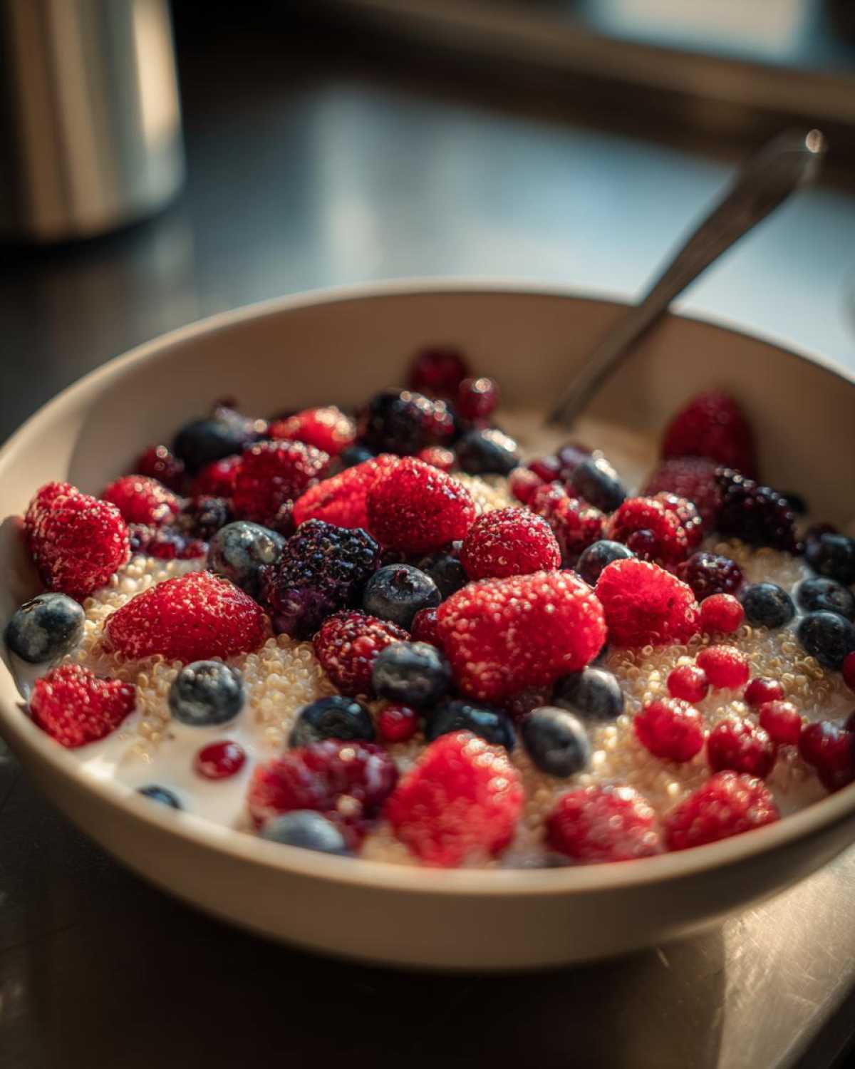 Kid-Friendly Quinoa Berry Breakfast Bowl - detail 3
