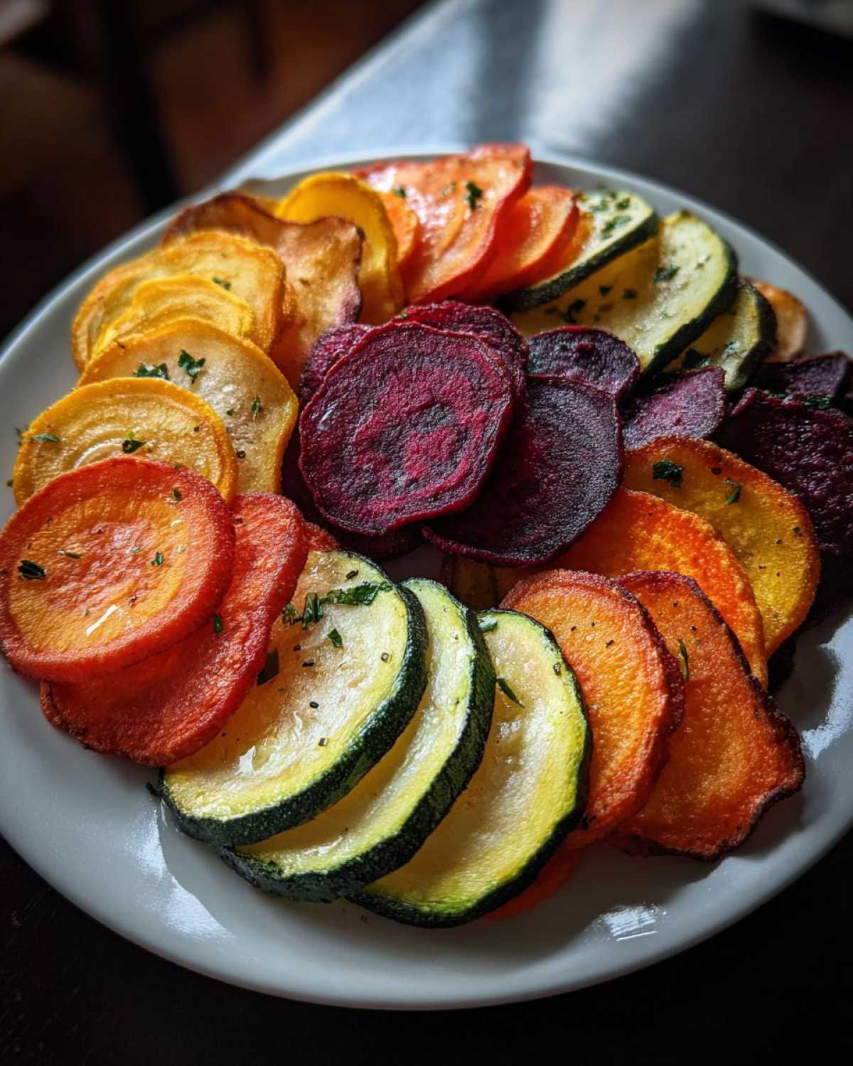 Kid-Friendly Rainbow Veggie Chips (Baked) - detail 1