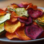 Kid-Friendly Rainbow Veggie Chips (Baked)