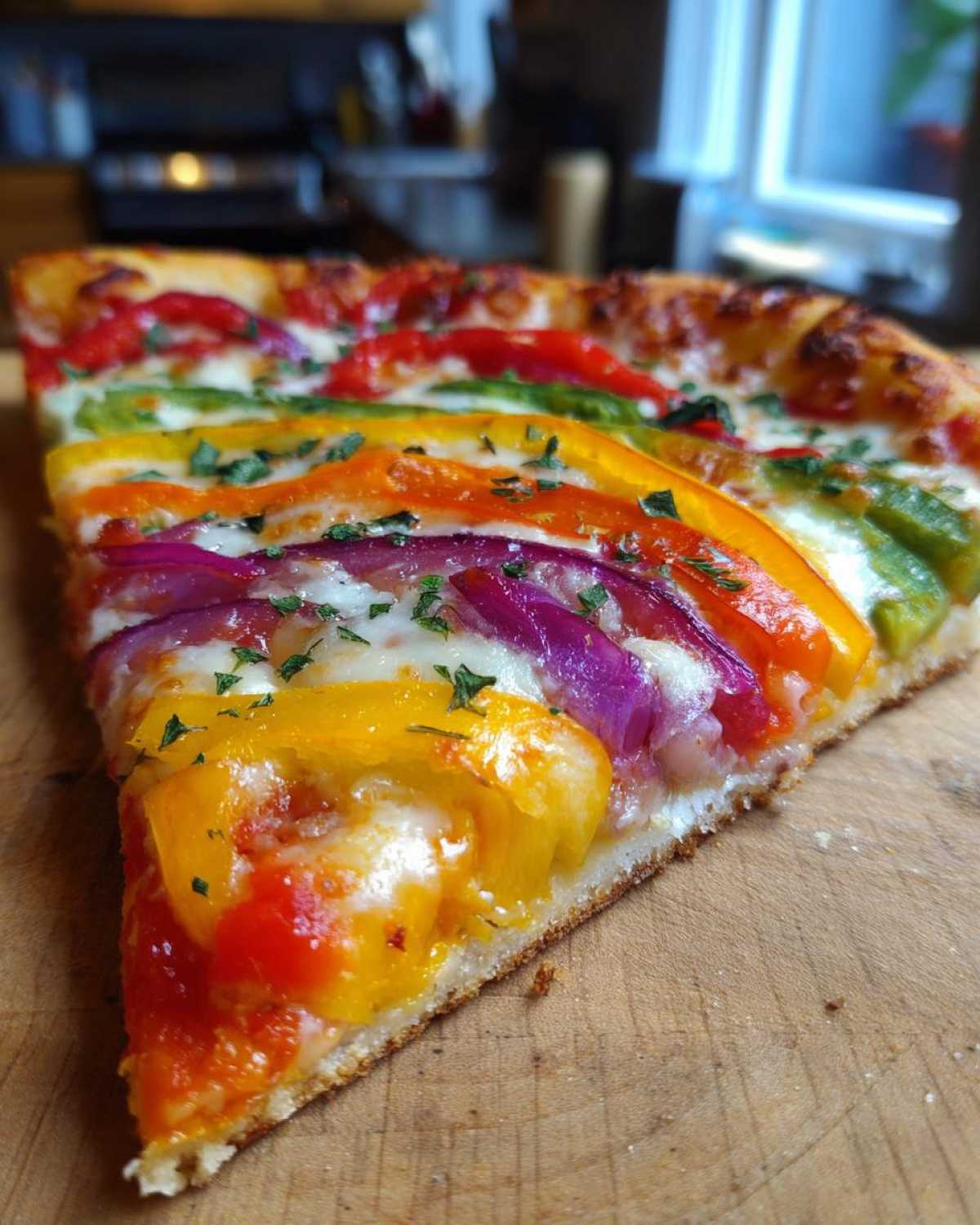 Kid-Friendly Rainbow Veggie Pizza (Hidden Veggies) - detail 1