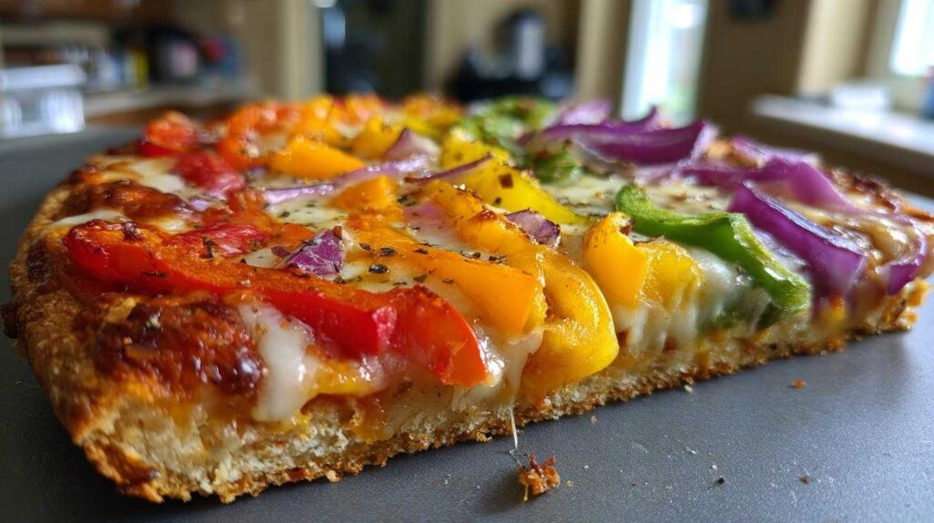 Kid-Friendly Rainbow Veggie Pizza (Hidden Veggies)
