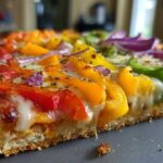 Kid-Friendly Rainbow Veggie Pizza (Hidden Veggies)