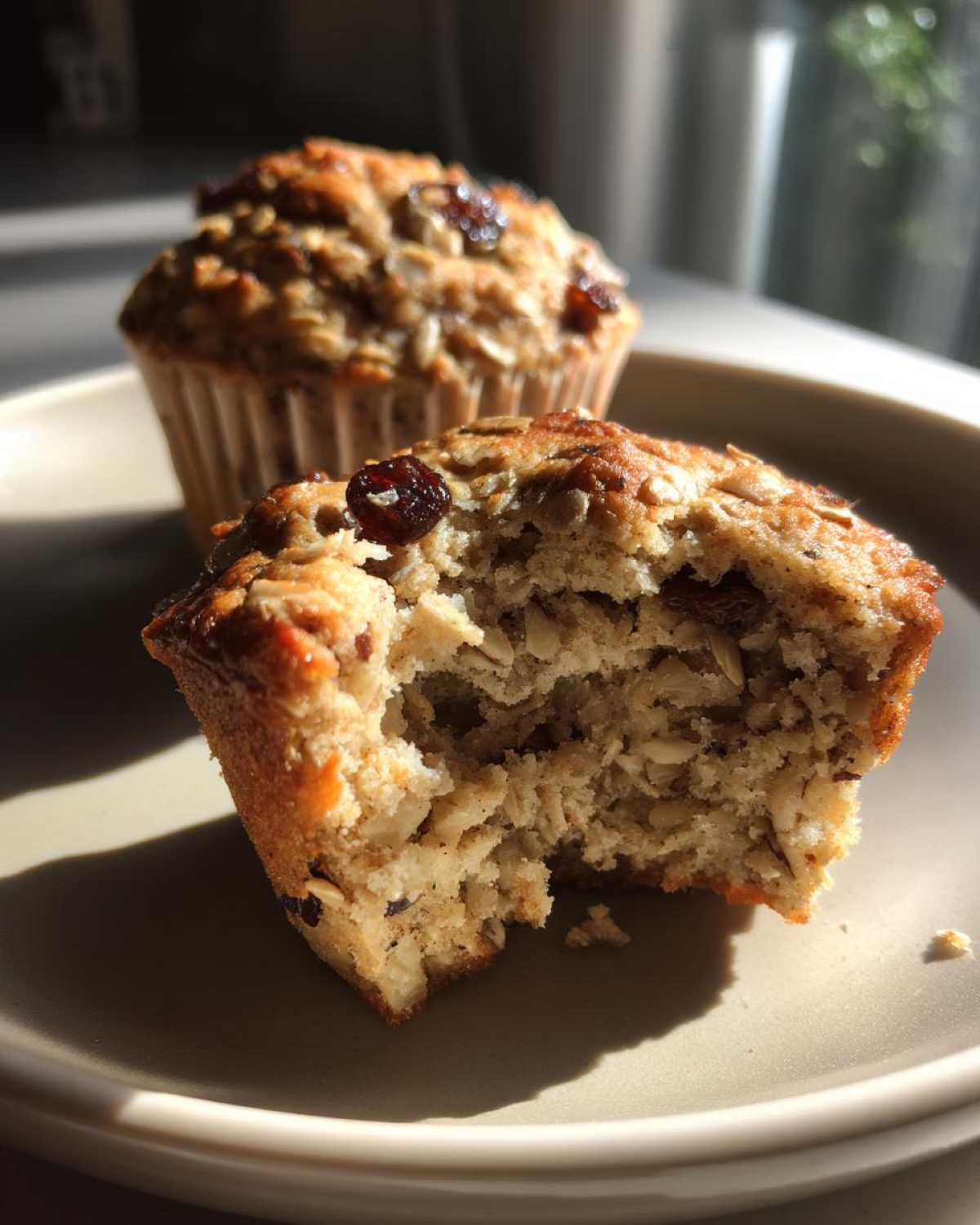 Kid-Friendly Raisin Cinnamon Oat Muffins - detail 1