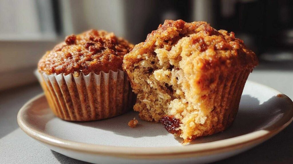 Kid-Friendly Raisin Cinnamon Oat Muffins
