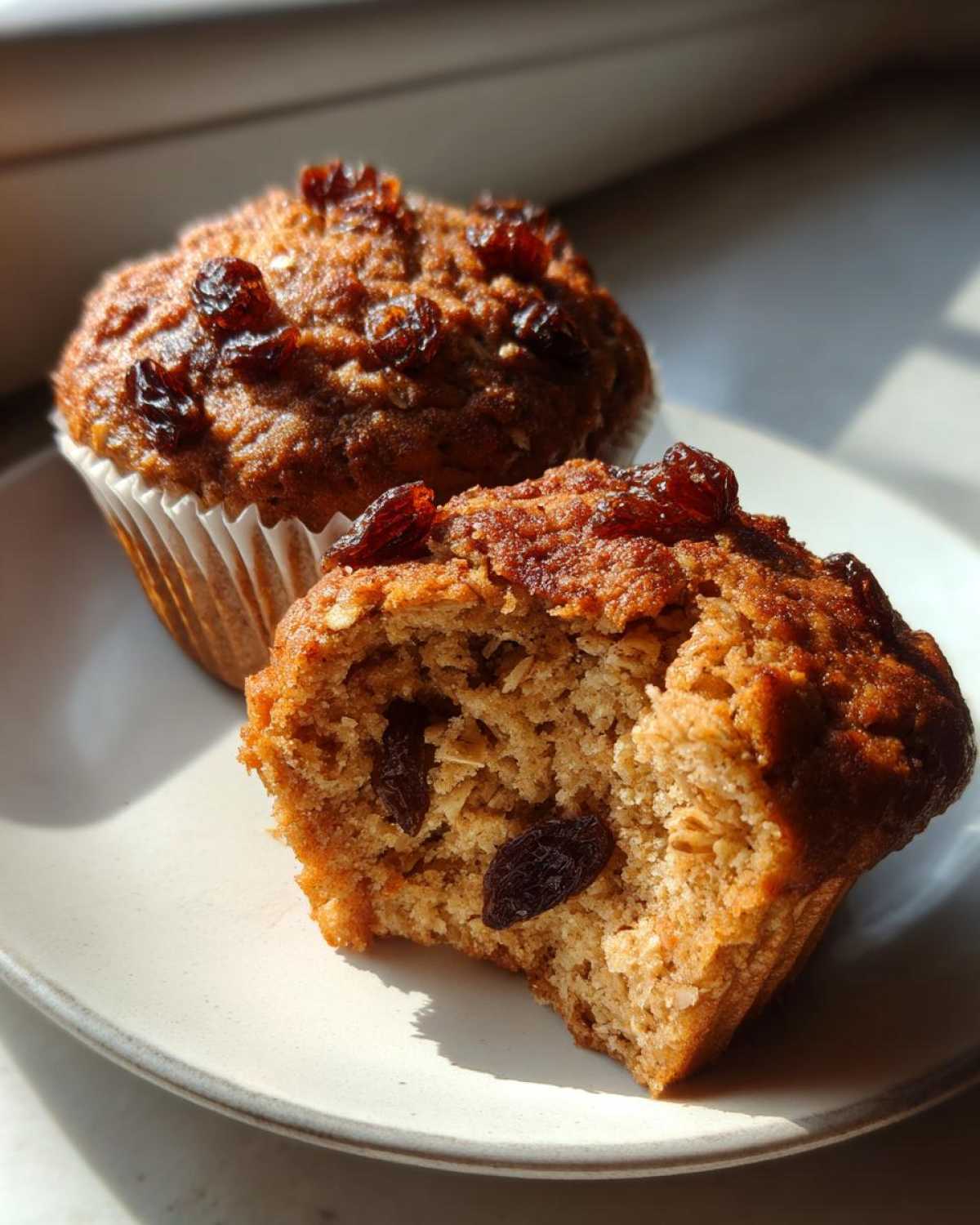 Kid-Friendly Raisin Cinnamon Oat Muffins - detail 3