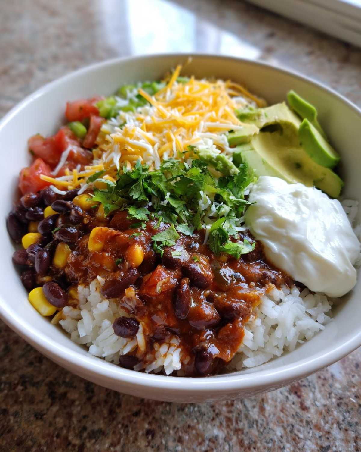 Kid-Friendly Rice & Bean Veggie Burrito Bowls - detail 3