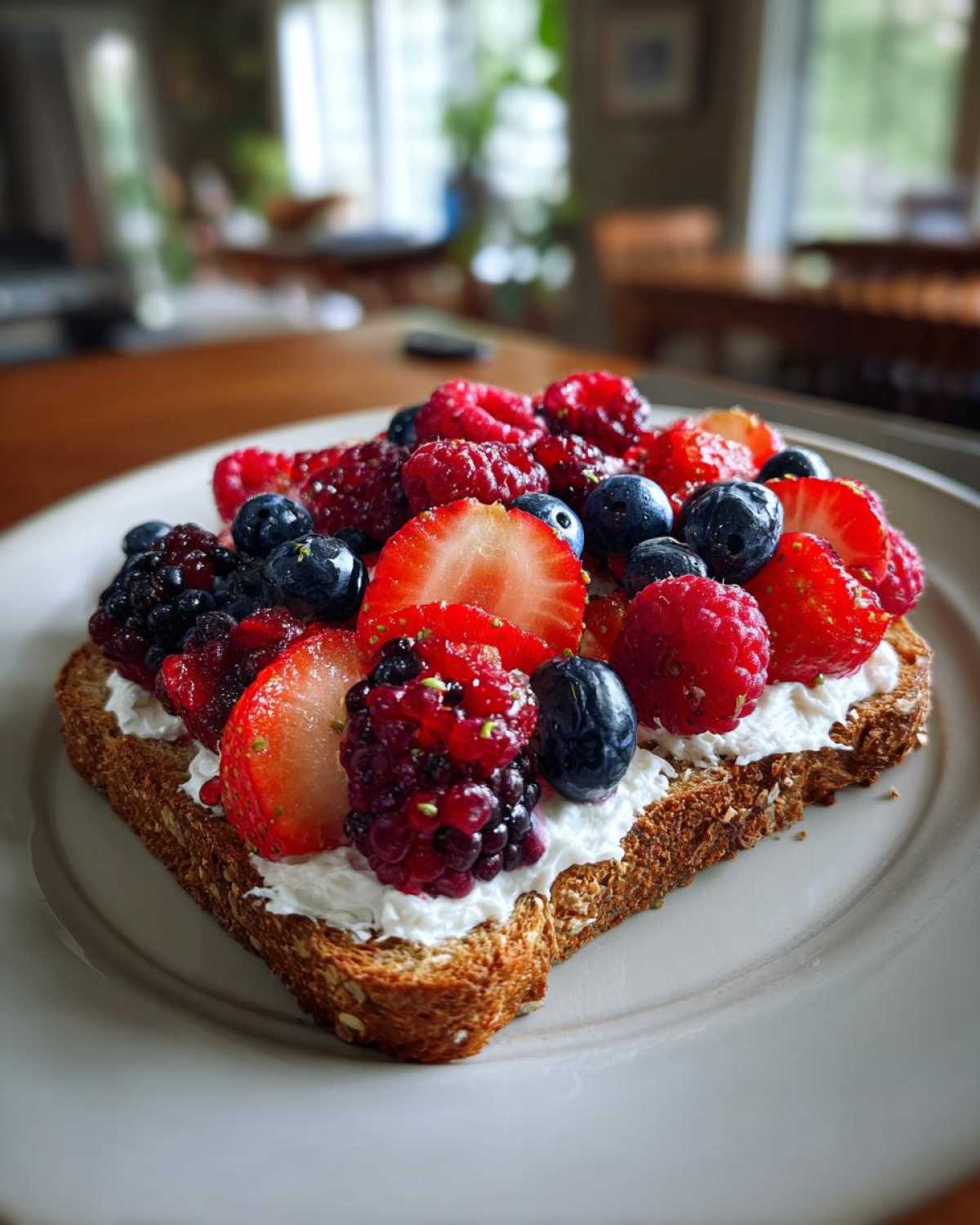 Kid-Friendly Ricotta & Berry Toast - detail 1