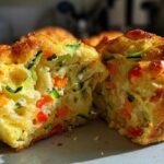 Kid-Friendly Savory Veggie Pancake Muffins