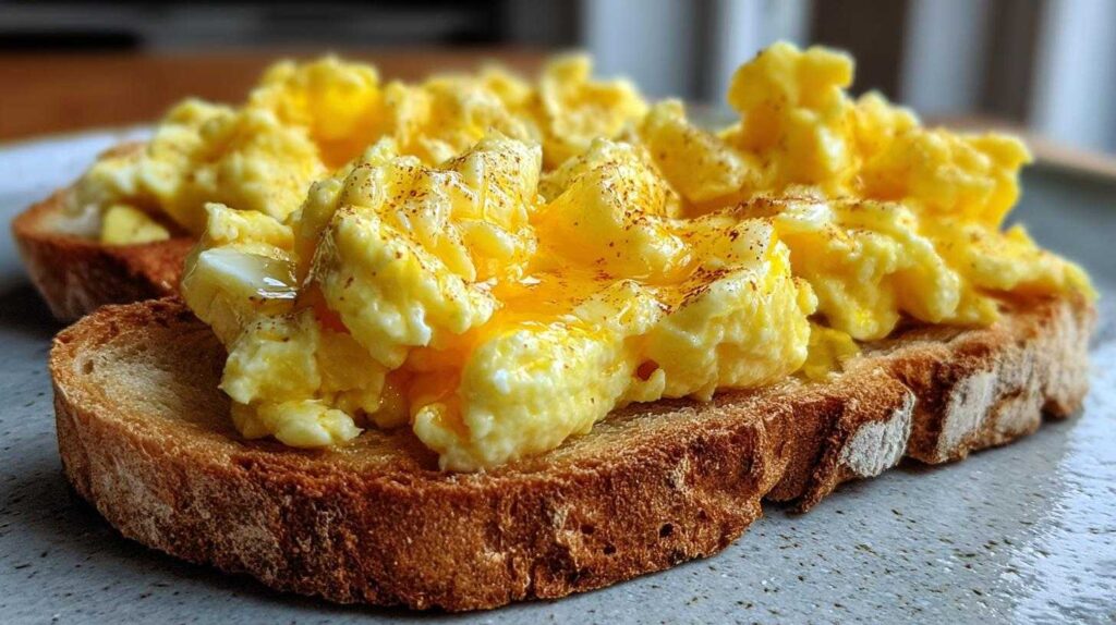Kid-Friendly Smashed Eggs On Toast