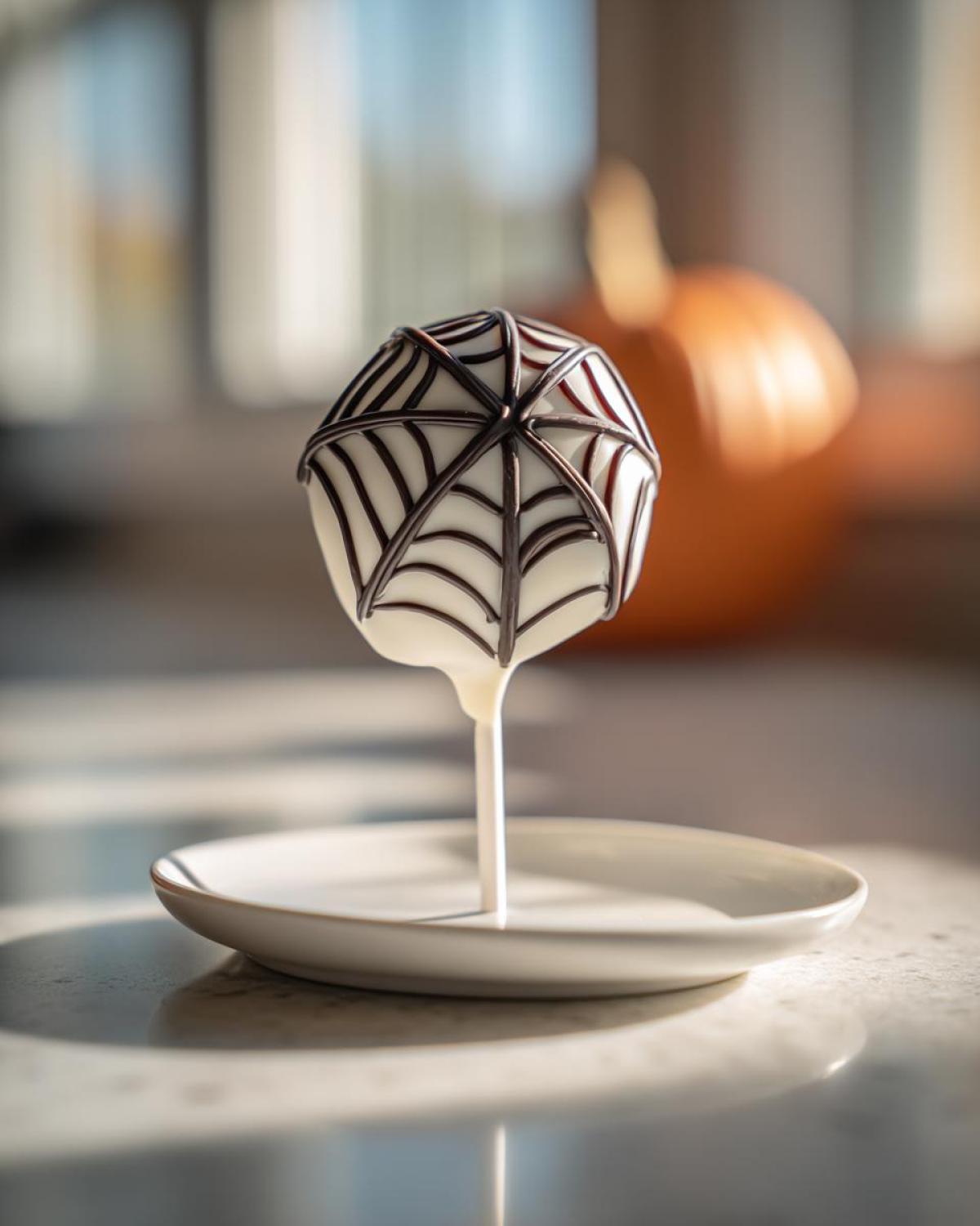 Kid-Friendly Spider-Web Oreo Pops (Halloween) - detail 2