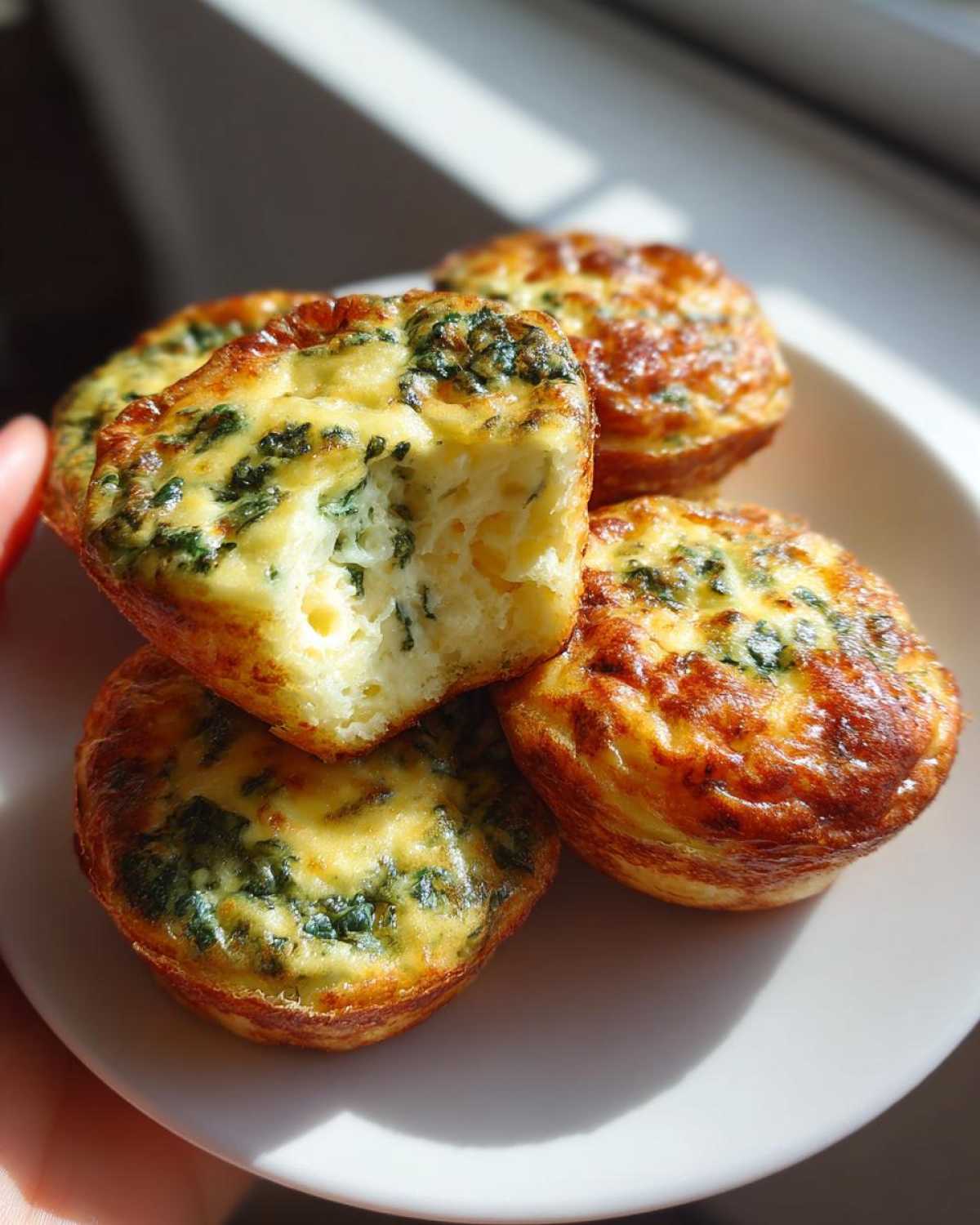 Kid-Friendly Spinach & Cheese Egg Bites - detail 3