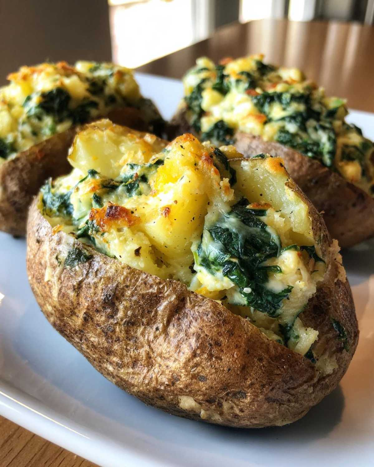 Kid-Friendly Spinach & Cheese Stuffed Potatoes - detail 4