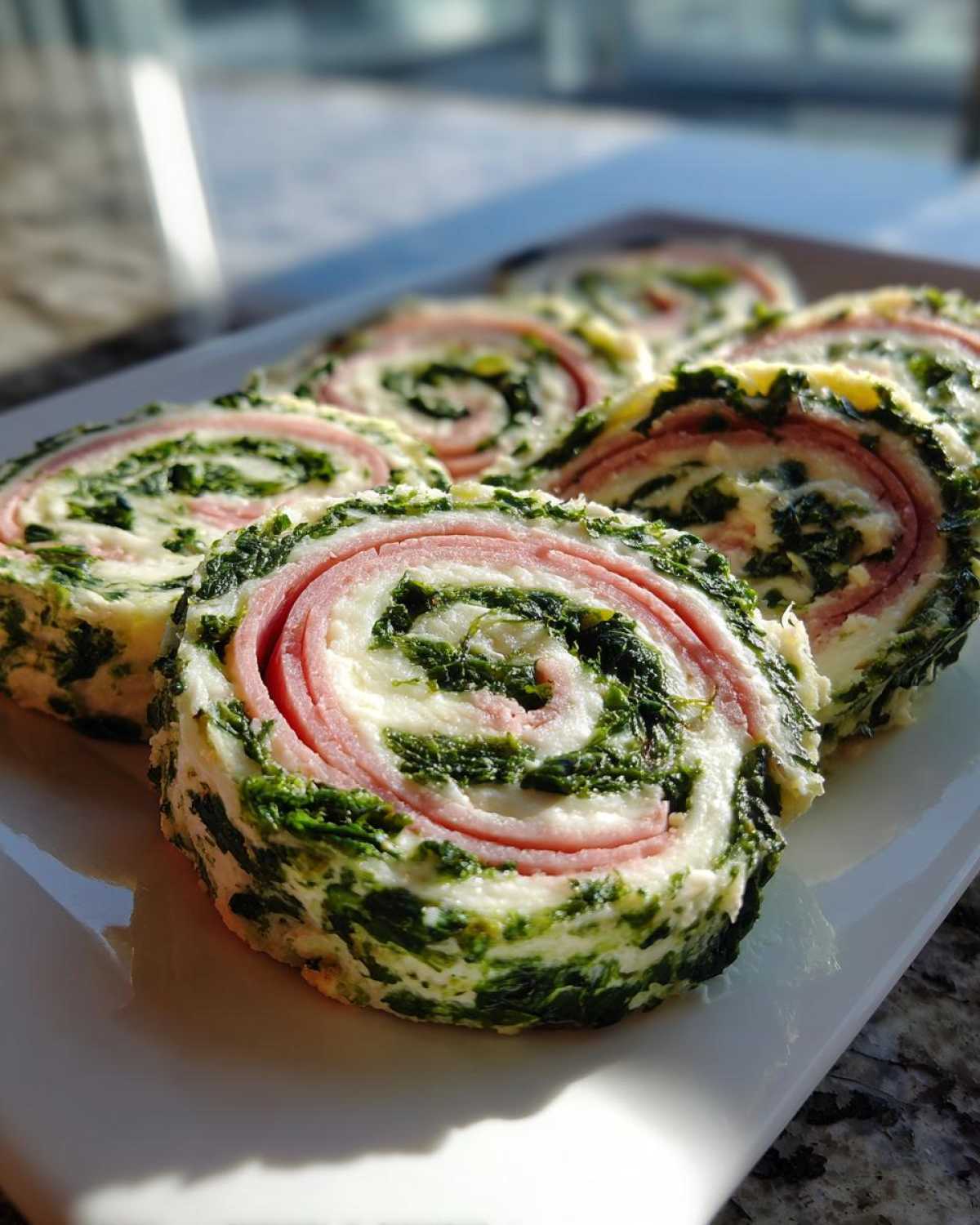 Kid-Friendly Spinach & Ham Roll-Up Pinwheels - detail 4