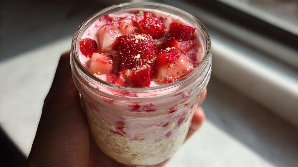 Kid-Friendly Strawberry Overnight Oats