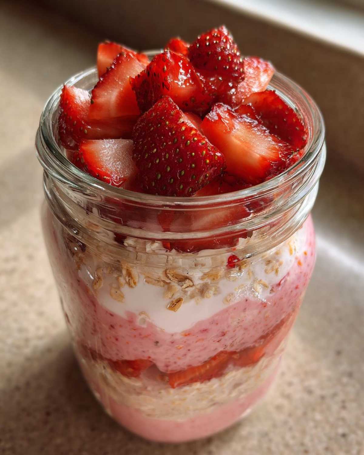 Kid-Friendly Strawberry Overnight Oats - detail 3