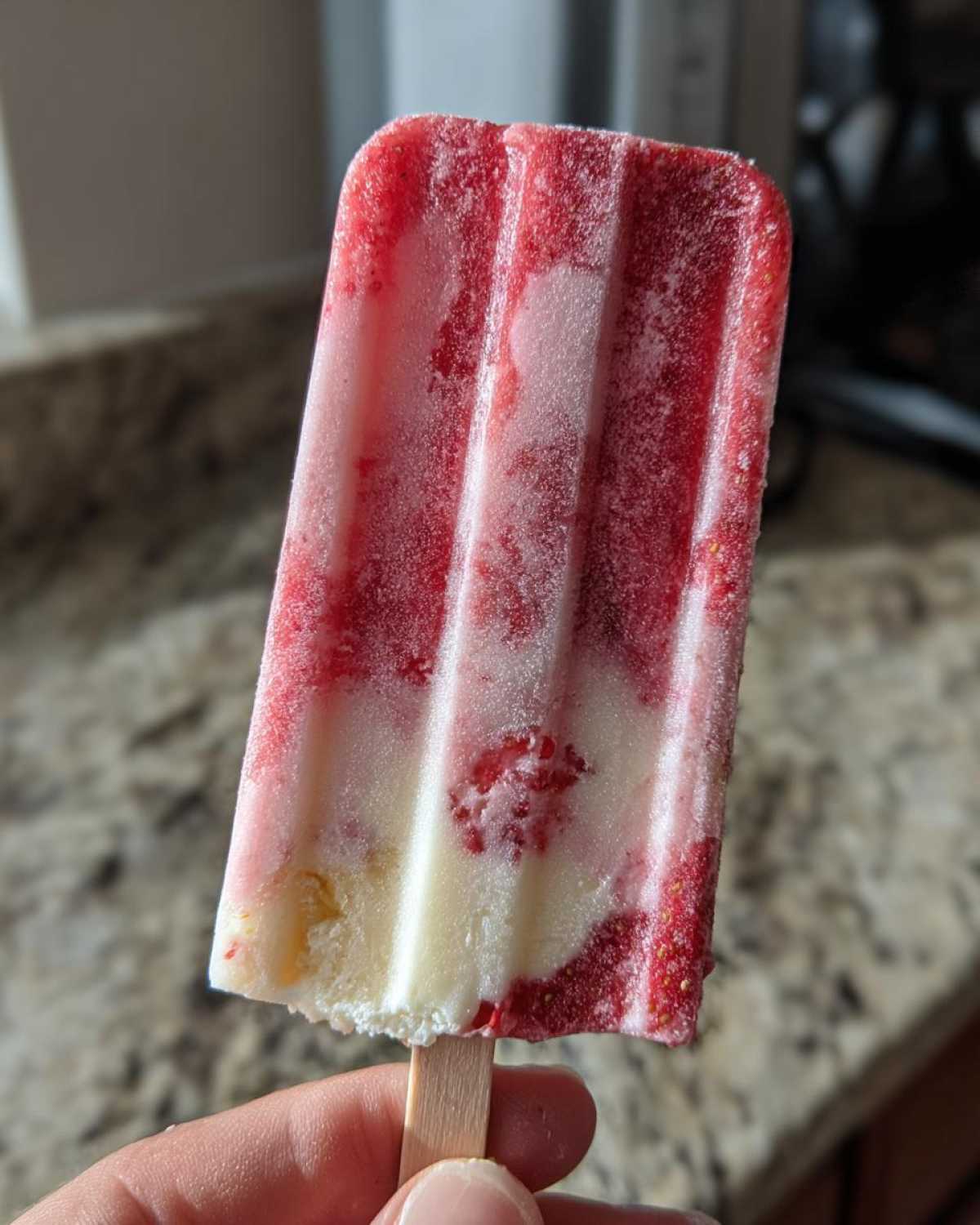 Kid-Friendly Strawberry Yogurt Popsicles - detail 1