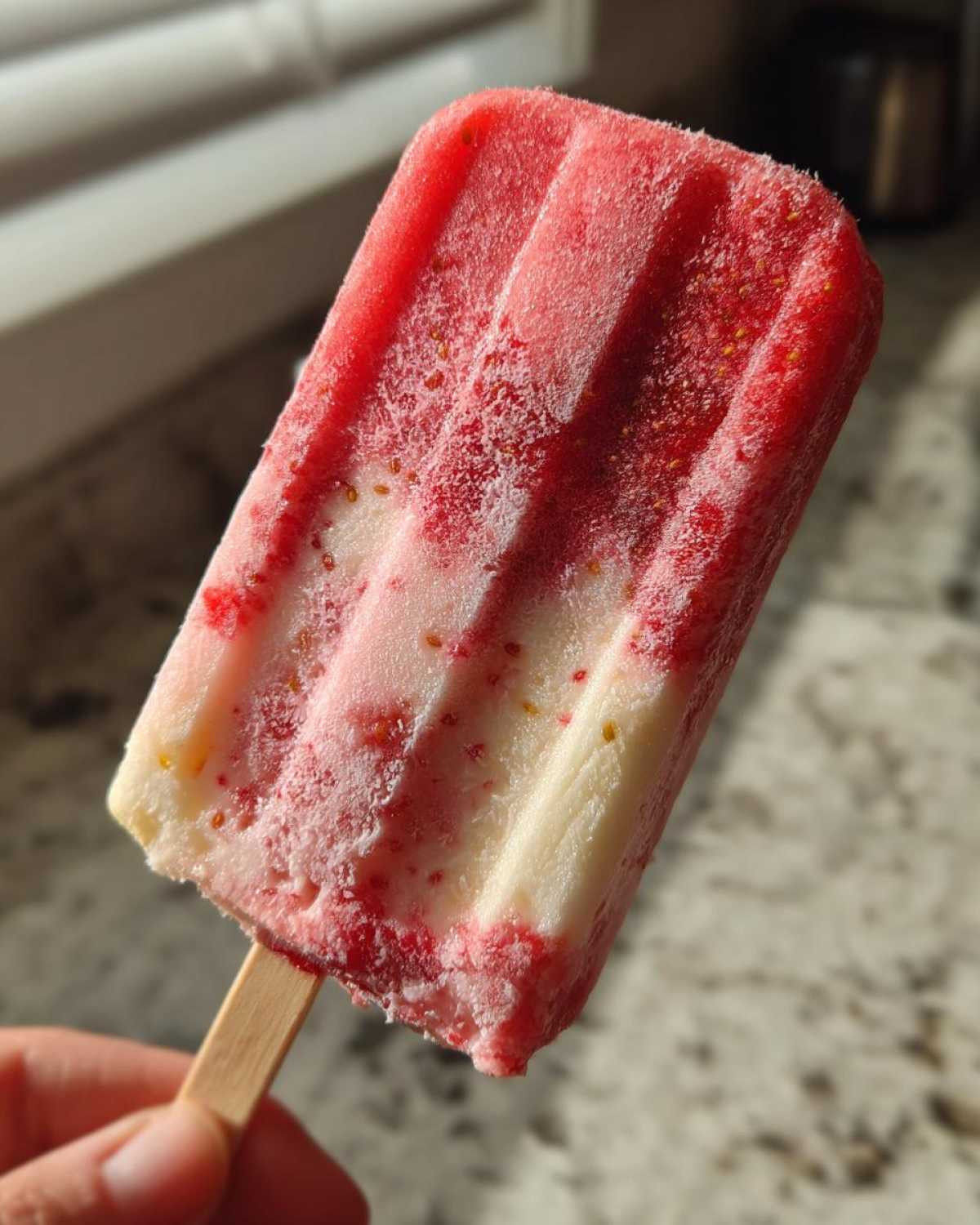 Kid-Friendly Strawberry Yogurt Popsicles - detail 4
