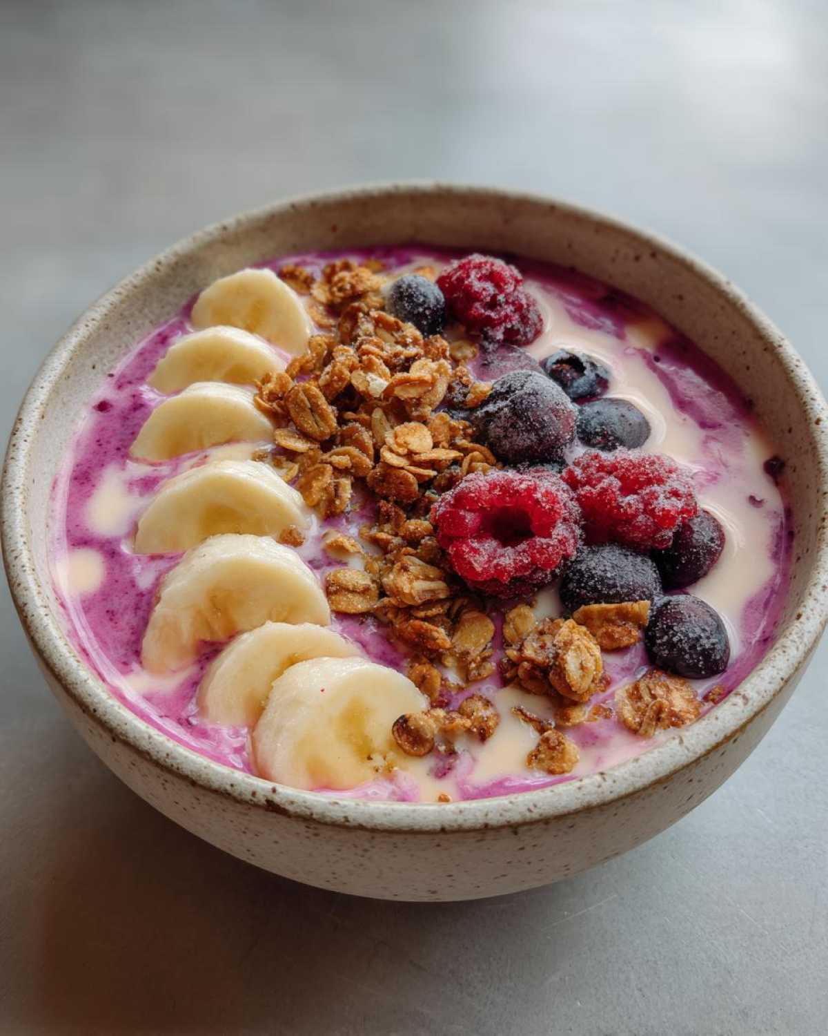 Kid-Friendly Summer Berry Banana Smoothie Bowl - detail 4