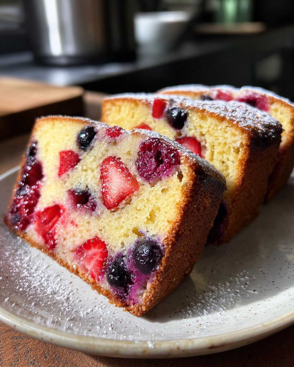 Kid-Friendly Summer Berry Pound Cake - detail 1
