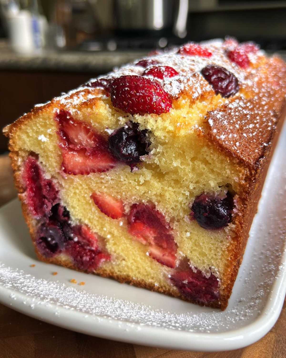 Kid-Friendly Summer Berry Pound Cake - detail 2