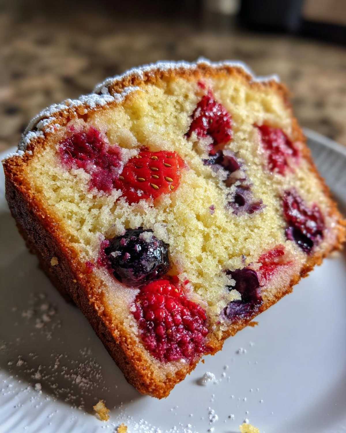 Kid-Friendly Summer Berry Pound Cake - detail 4