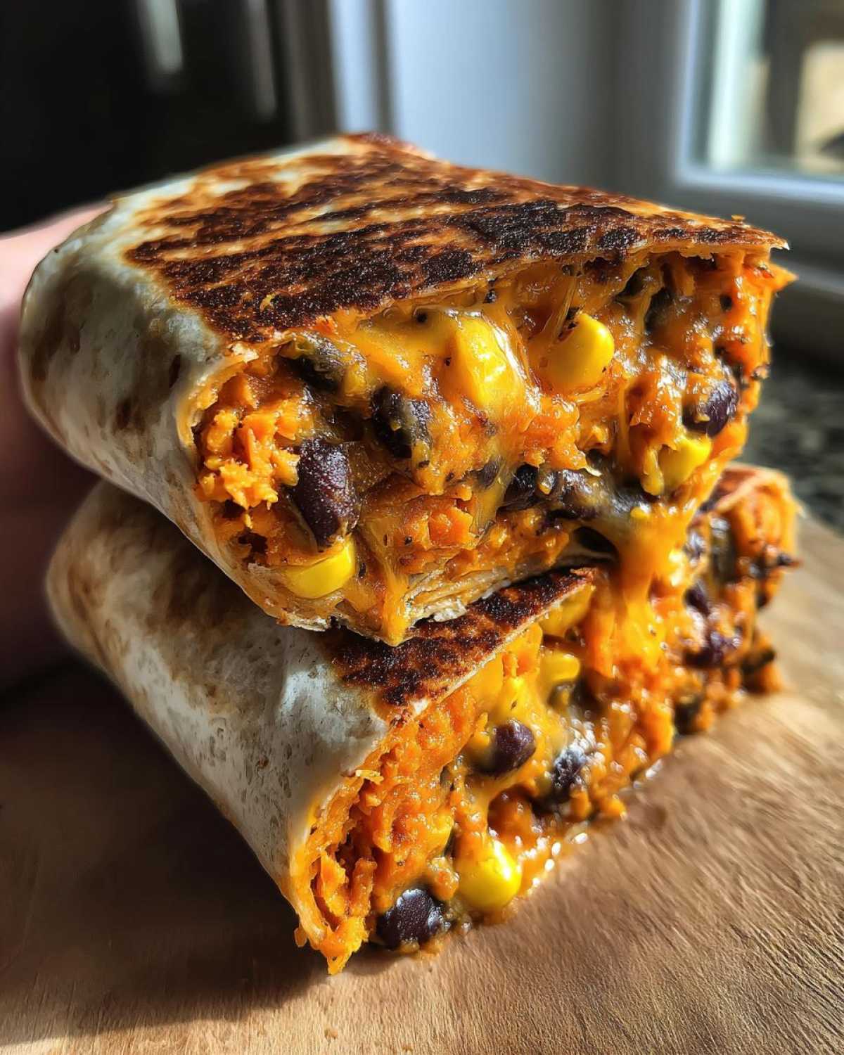 Kid-Friendly Sweet Potato & Black Bean Burritos - detail 3
