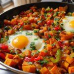 Kid-Friendly Sweet Potato Hash with Eggs