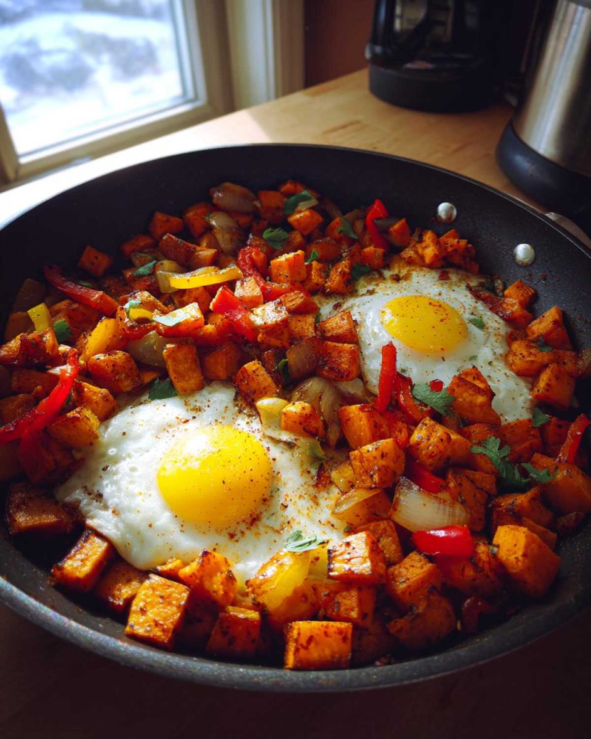 Kid-Friendly Sweet Potato Hash with Eggs - detail 2
