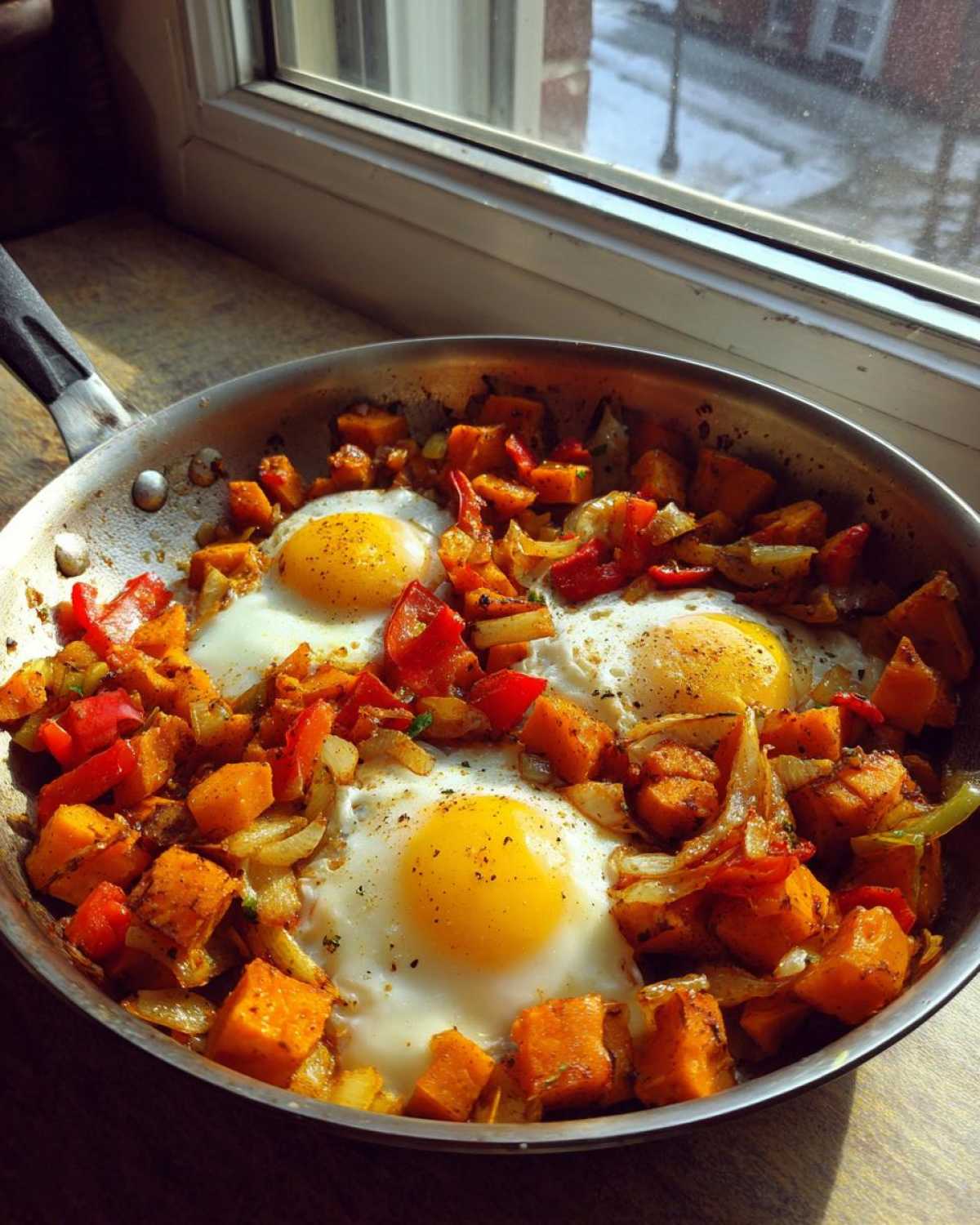 Kid-Friendly Sweet Potato Hash with Eggs - detail 3