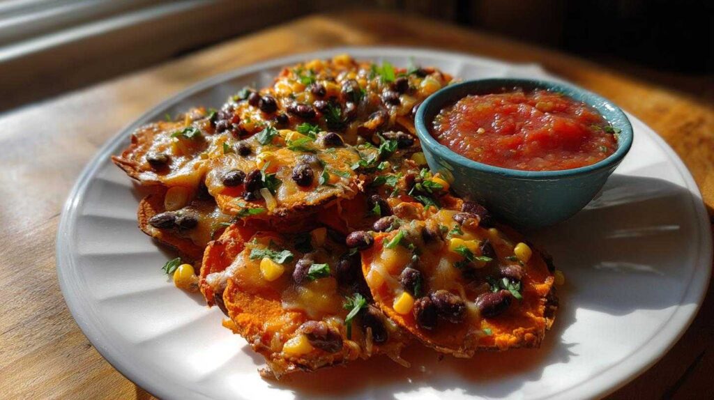 Fear over Kid-Friendly Sweet Potato Nachos with Salsa Ends in 20 Minutes Kid-Friendly Sweet Potato Nachos with Salsa