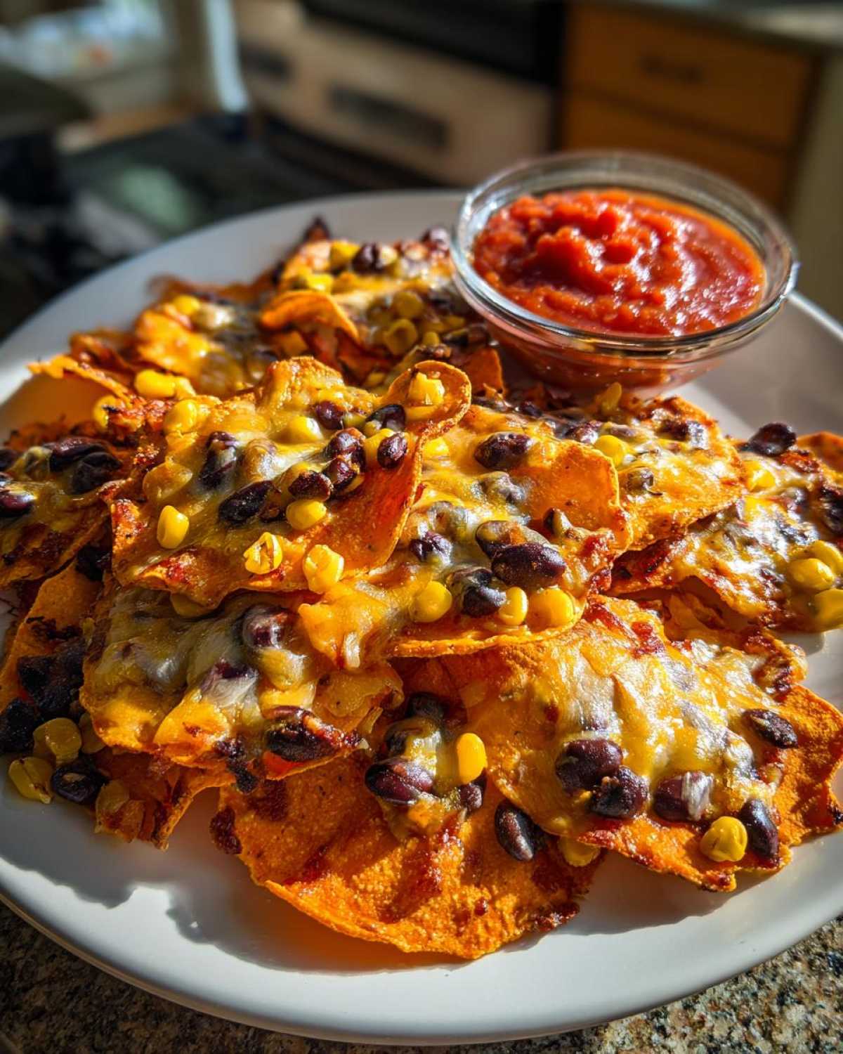 Kid-Friendly Sweet Potato Nachos with Salsa - detail 2