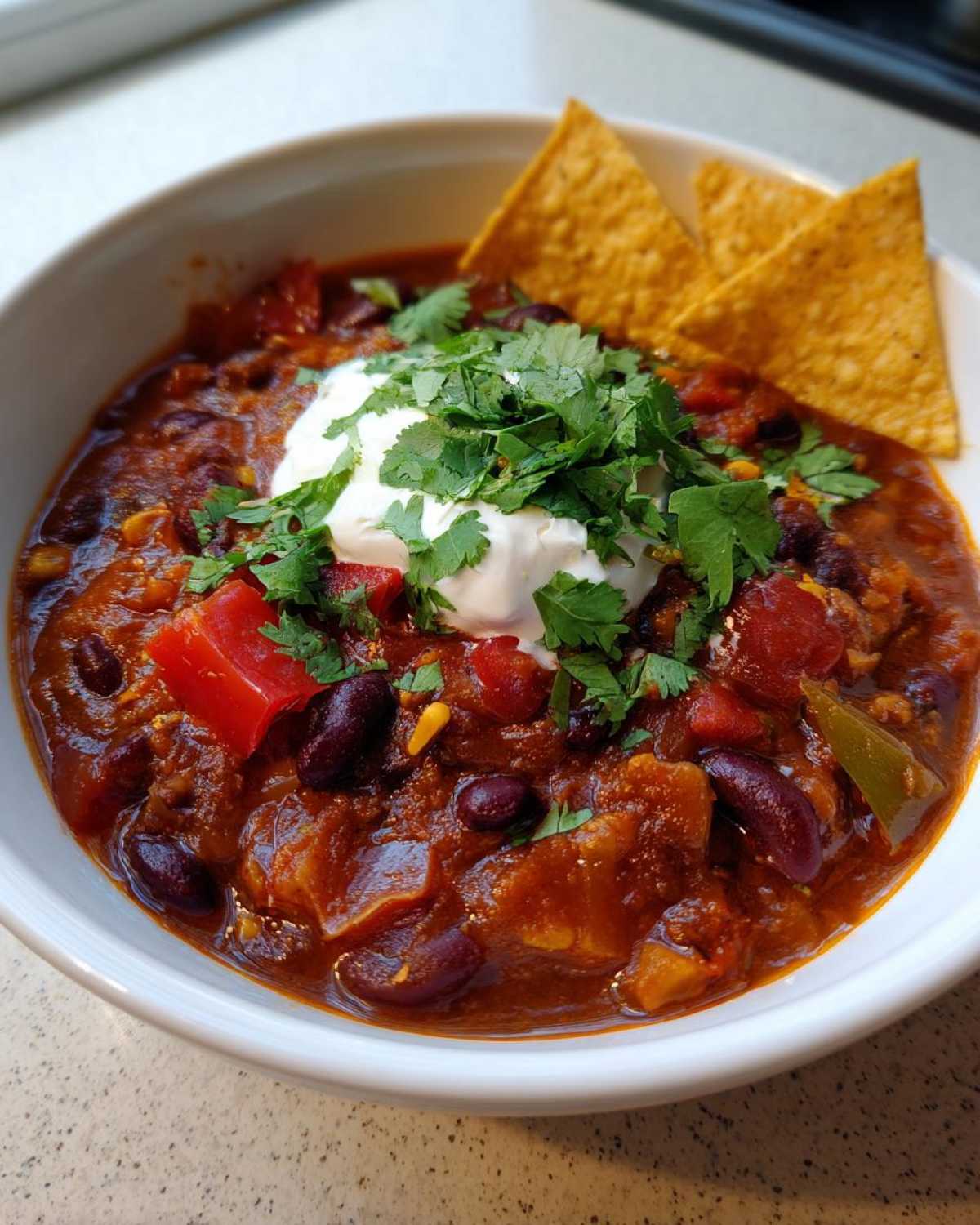 Kid-Friendly Three-Bean Veggie Chili - detail 1