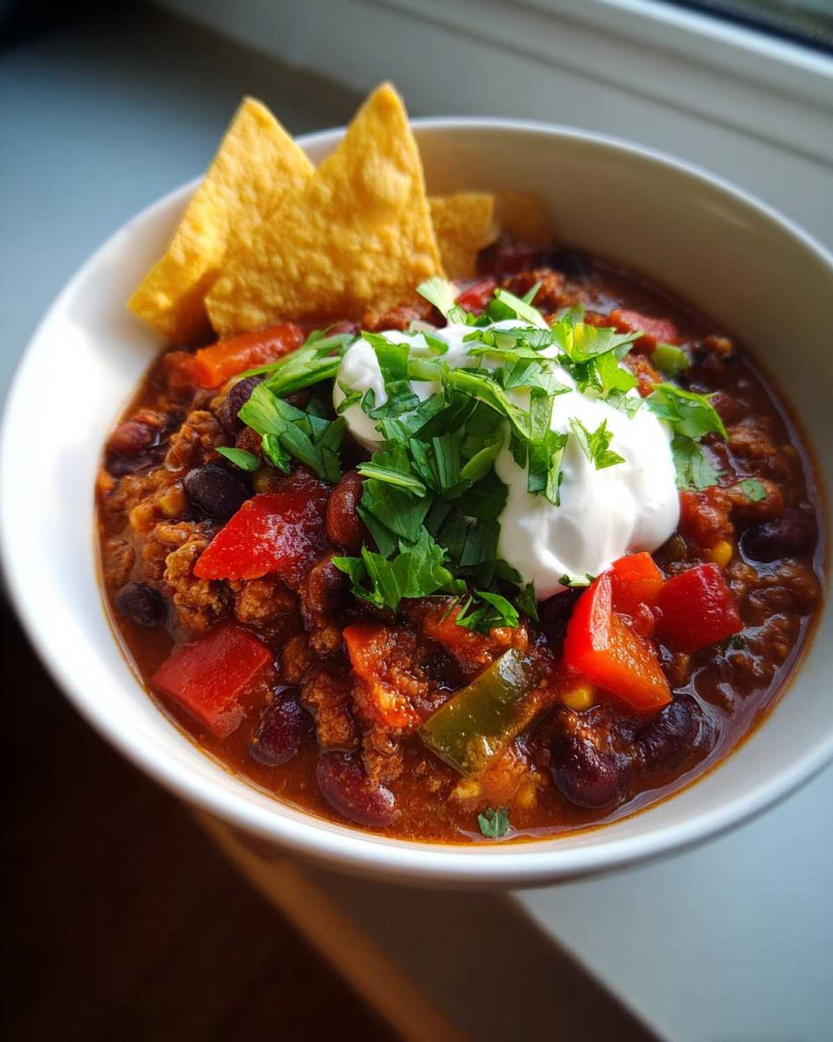 Kid-Friendly Three-Bean Veggie Chili - detail 3