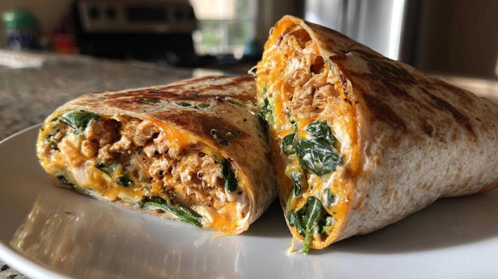 Kid-Friendly Turkey Spinach Wraps